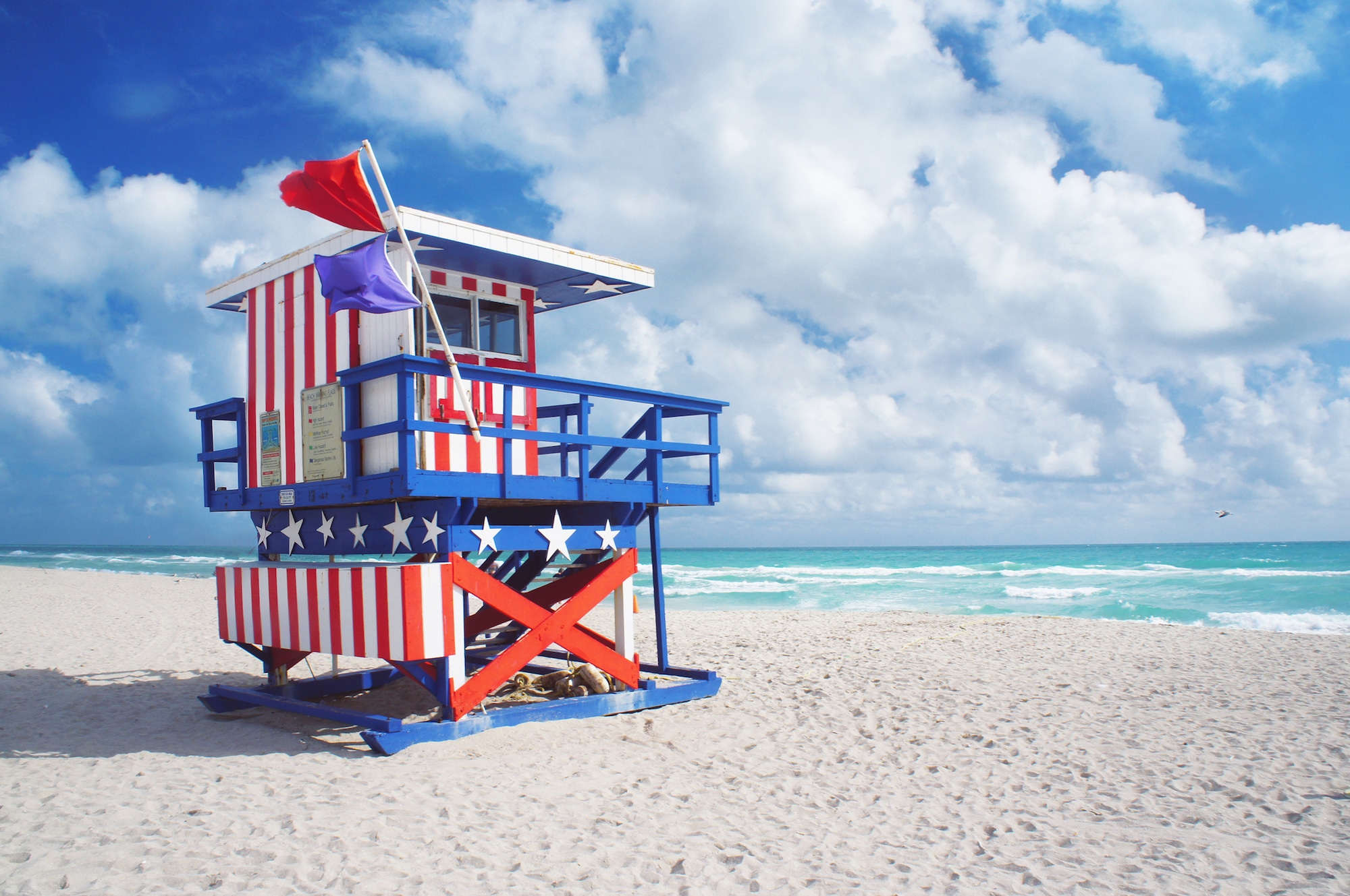 american, flag, florida, beachfront, oceanfront, vacation rentals, florida rentals, 