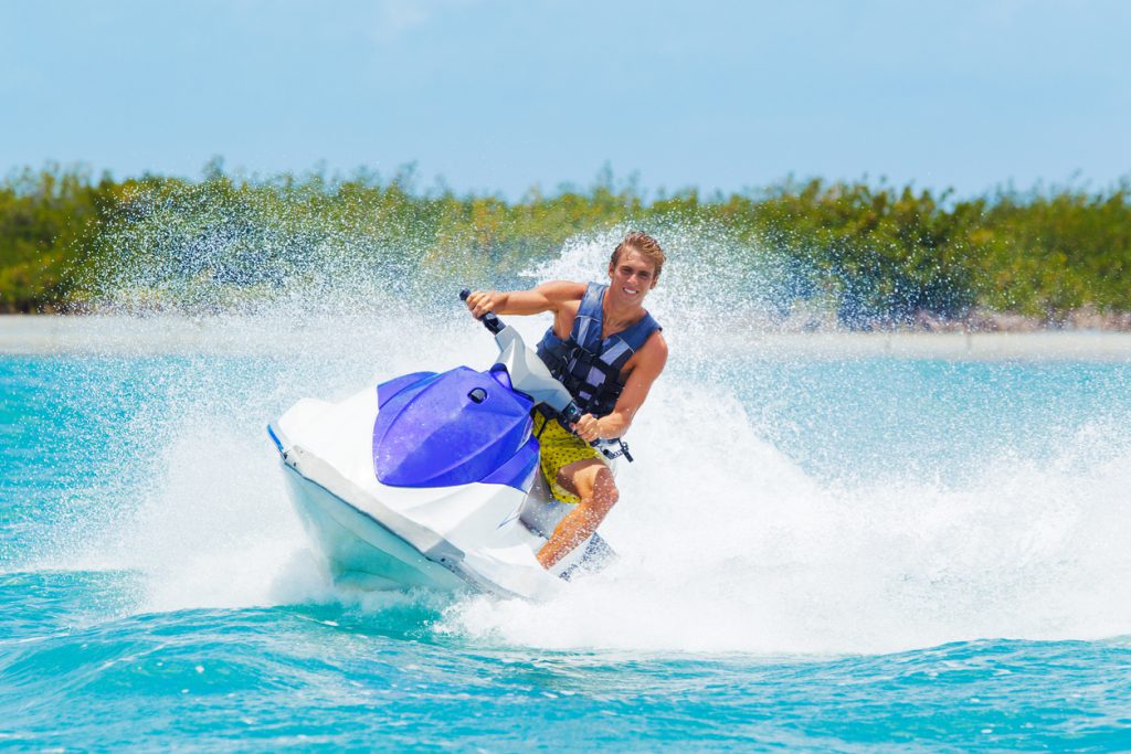 jetski on Gulf of Mexico in Florida