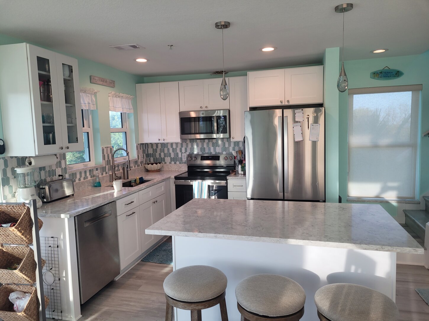 New modern kitchen with SS appliances