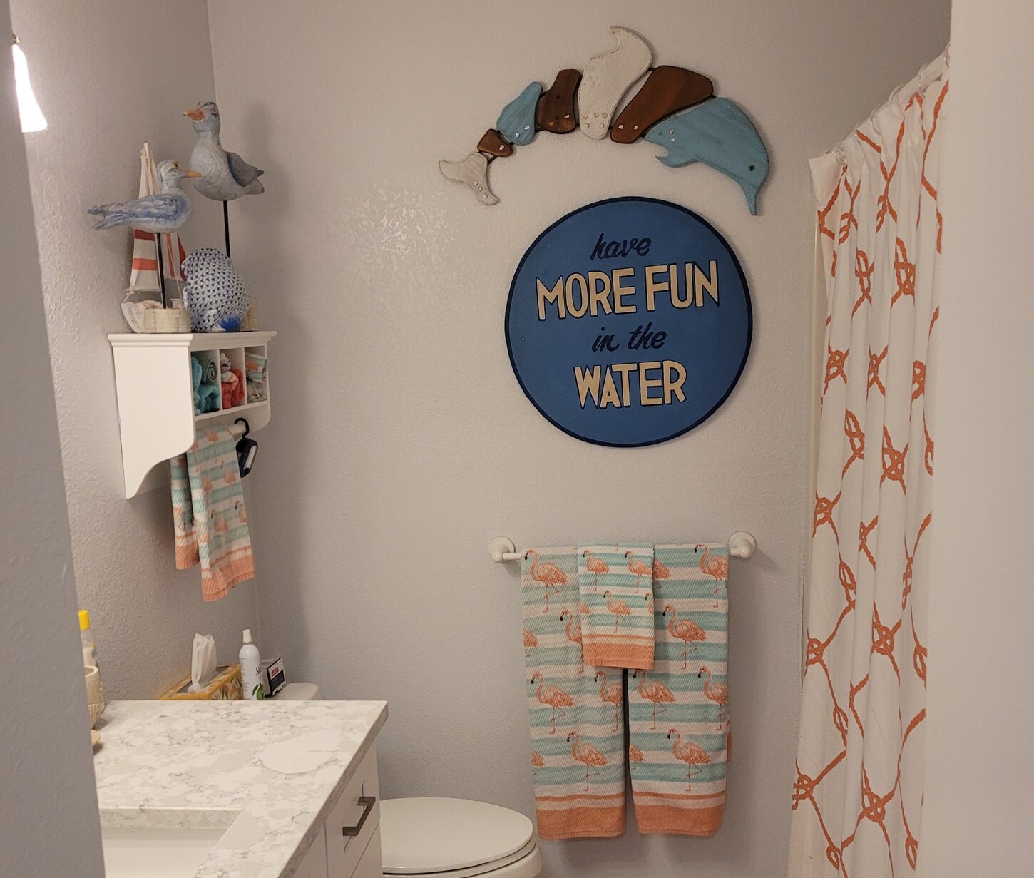 Bedroom level full bath