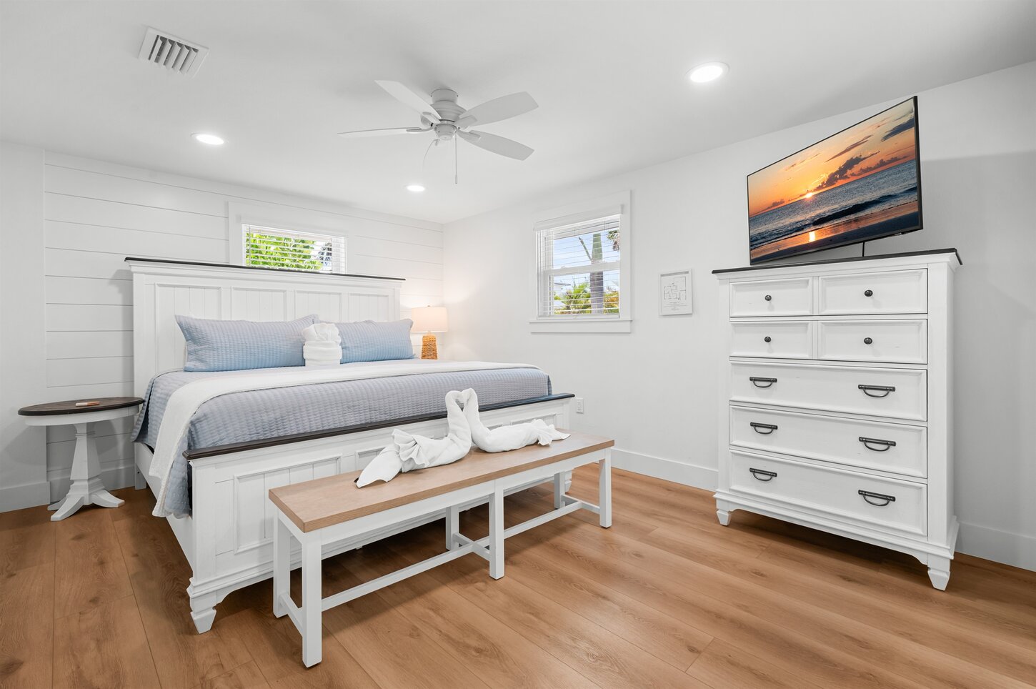 Master bedroom suite
