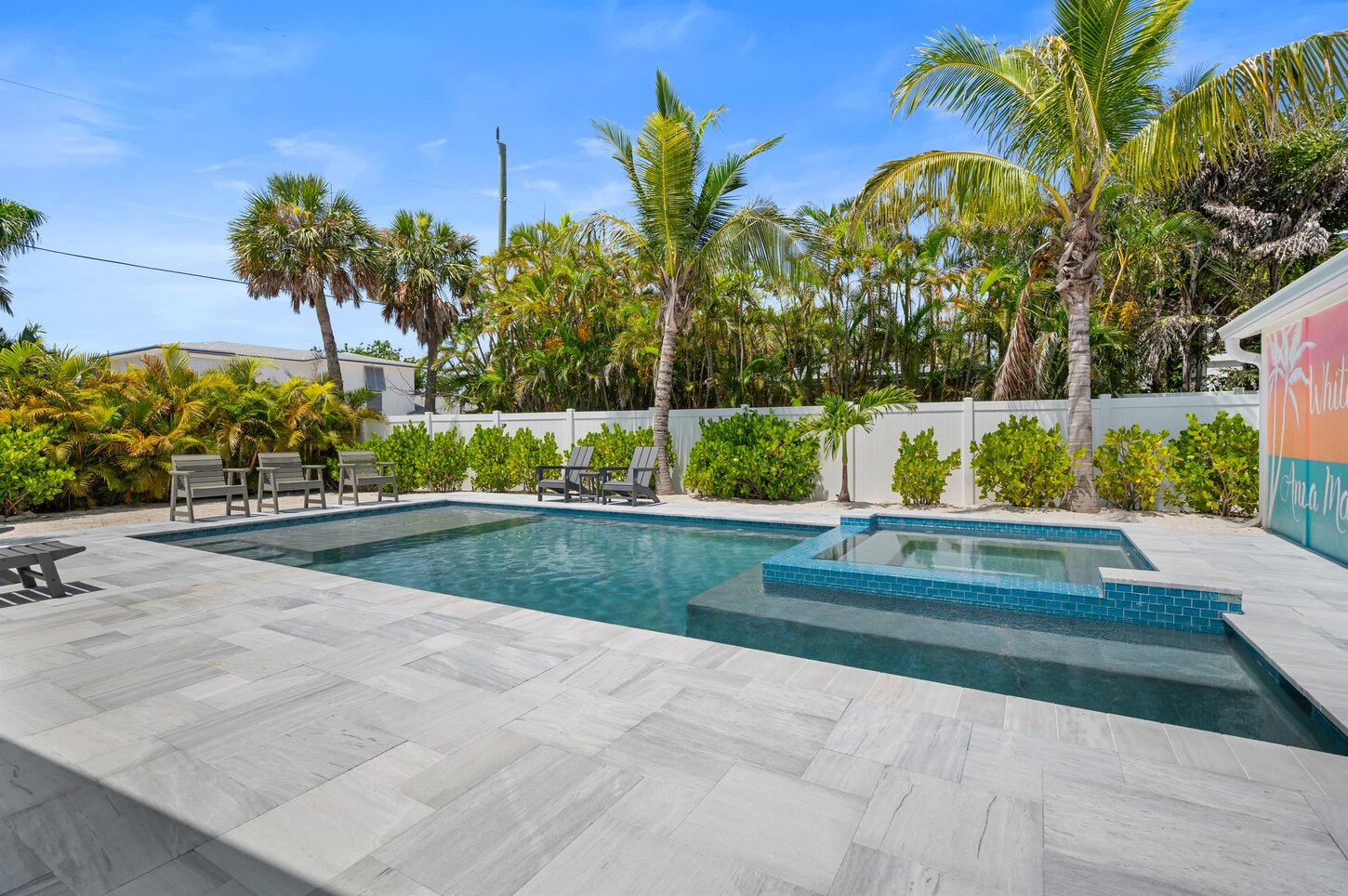 Lush tropical landscape