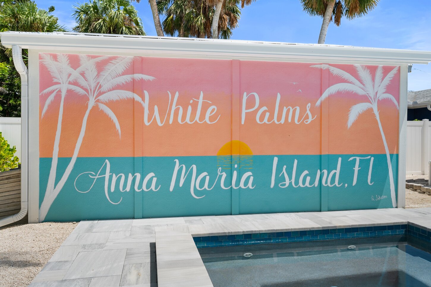 Photoready tropical mural