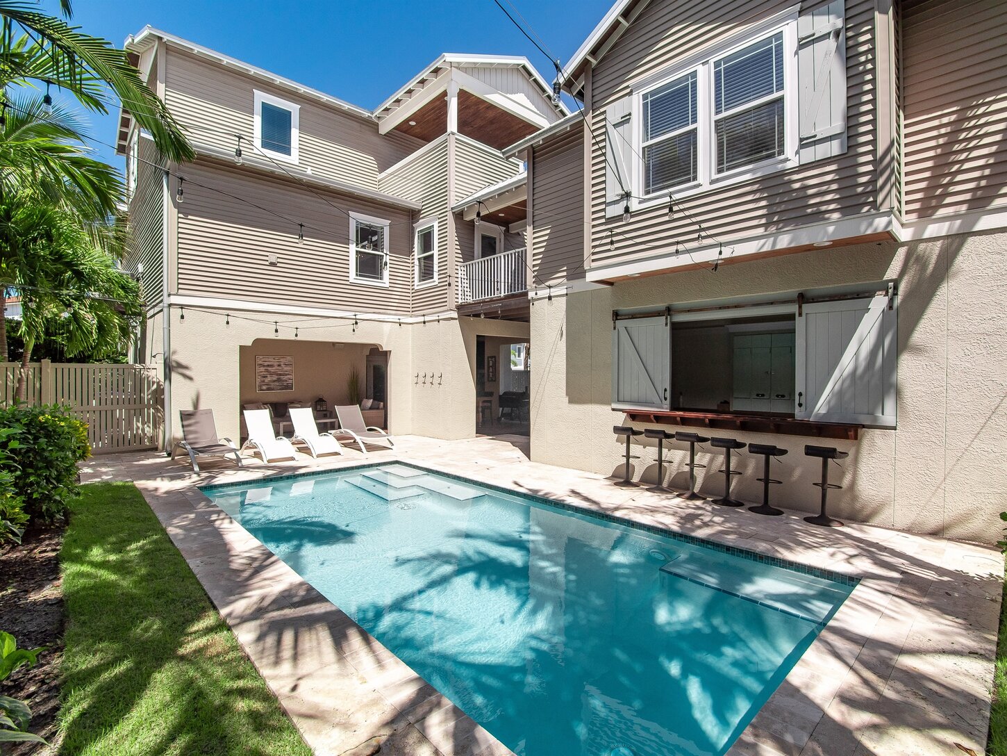 Backyard oasis