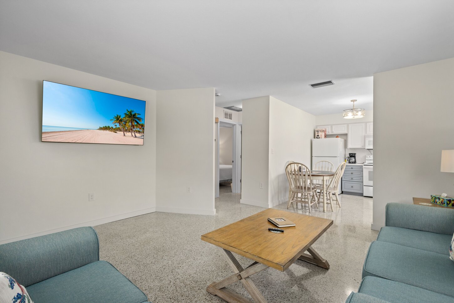 Terrazzo floors refinished November 2024