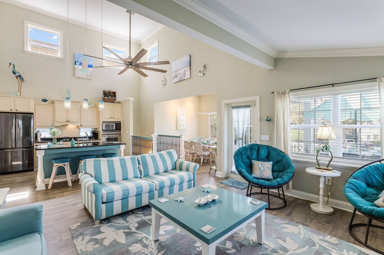 Plenty of living room seating