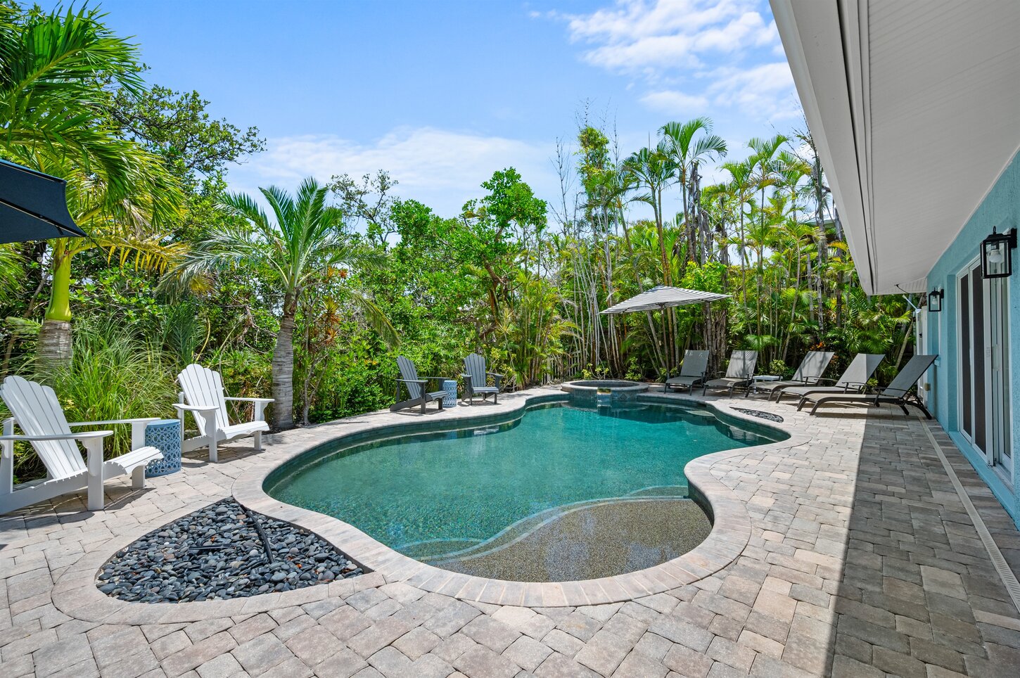 Private tropical oasis
