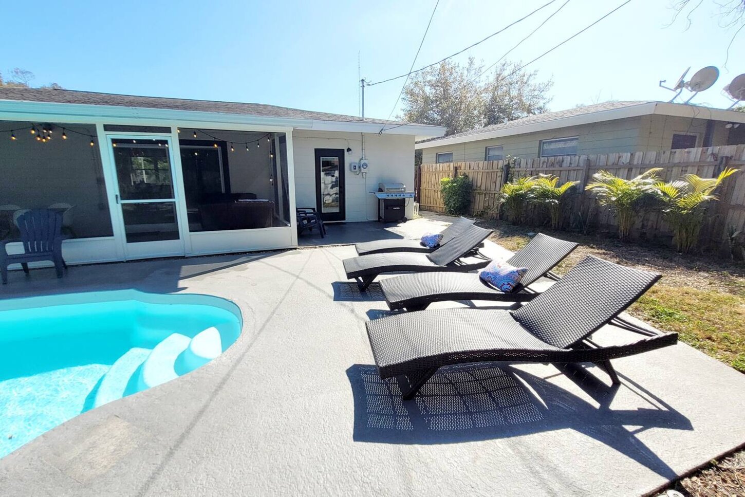 Dont forget the sunscreen because you will want to fall asleep in these chairs. 