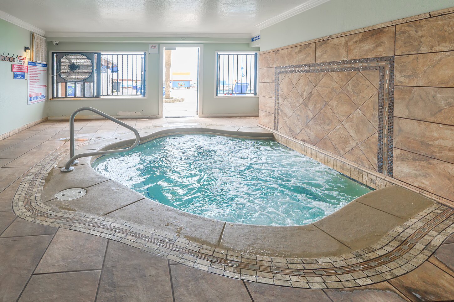 Relax in the jacuzzi