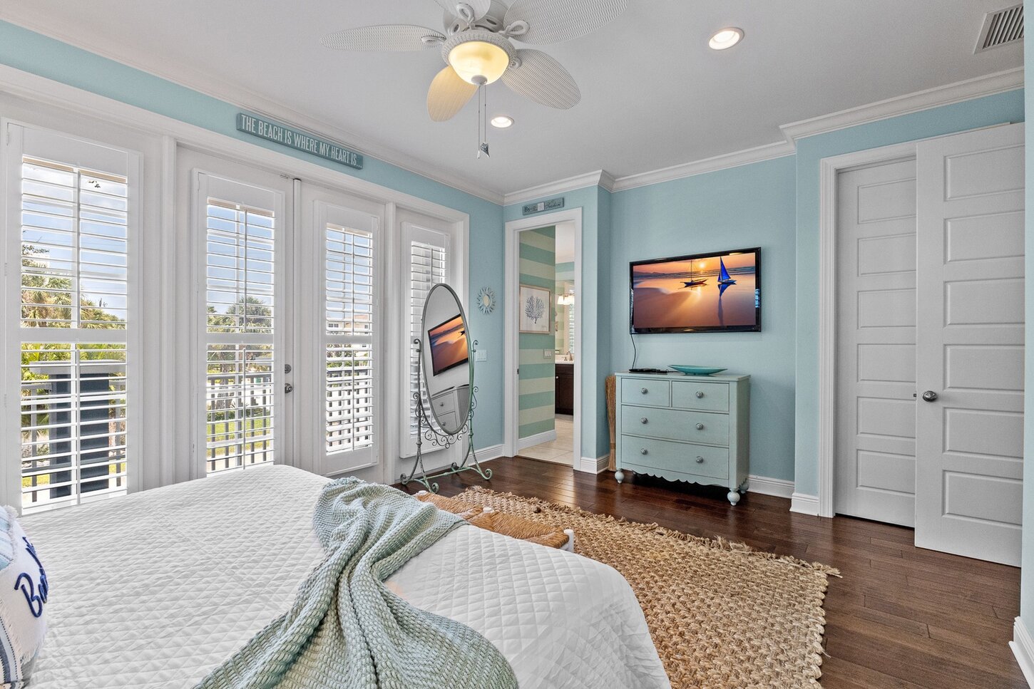 TV in the bedroom