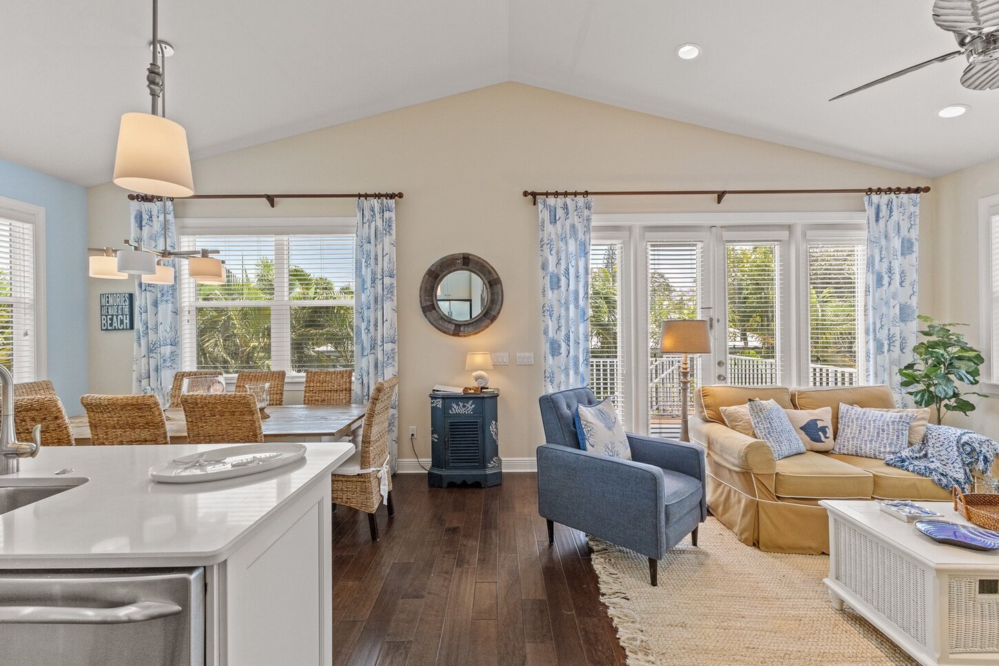 Bright open floor plan