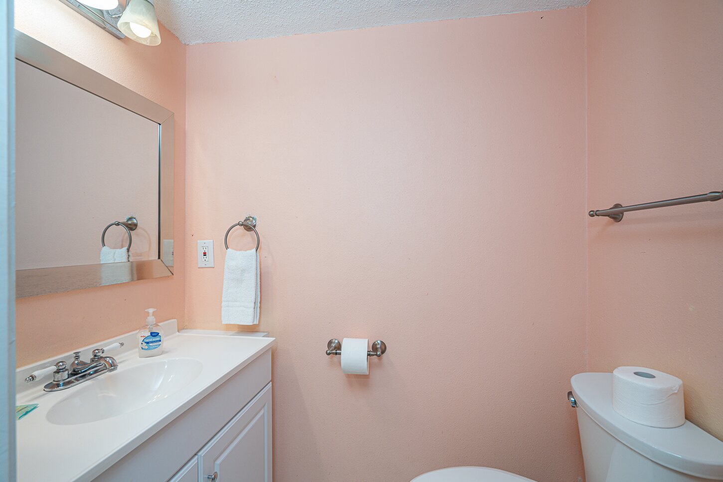 Half bathroom downstairs