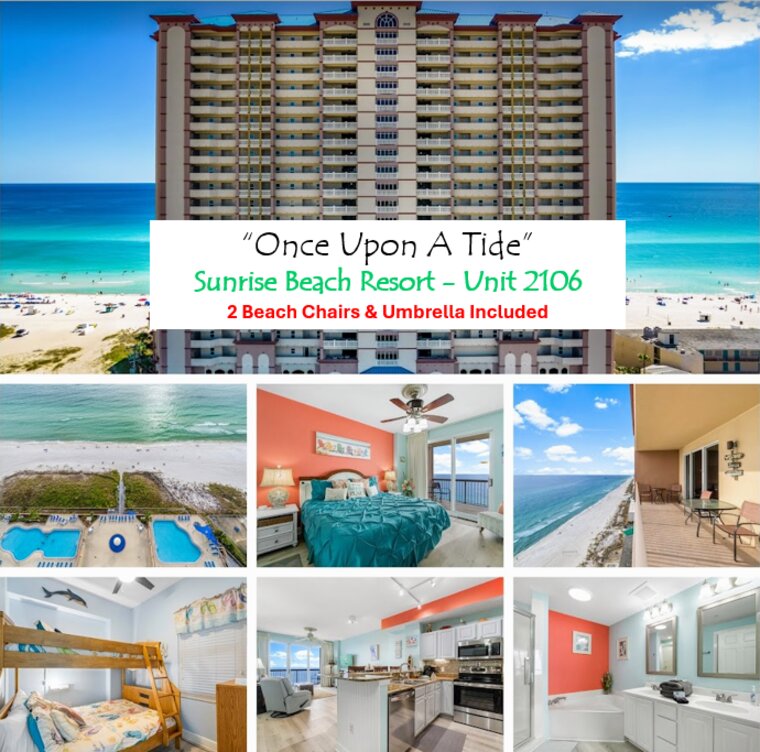 Heated Pool & Pet Friendly Luxury Beachfront Condo in PCB