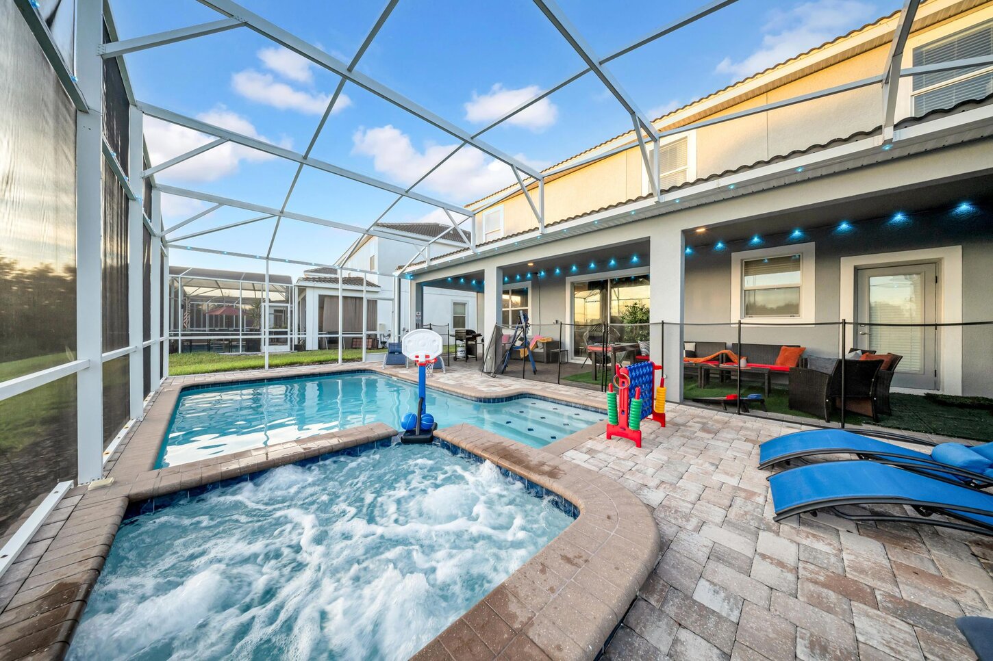 Your private bubble poolside retreat  Perfect for relaxation or play.