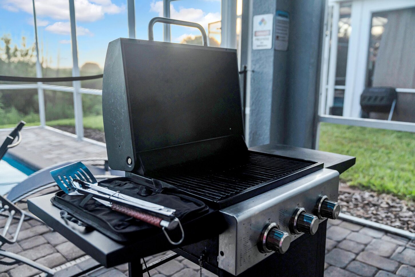  A full experience awaits  pool table entertainment,  axe throwing, cozy fire pit nights  with chairs , and a  grill for delicious outdoor meals.