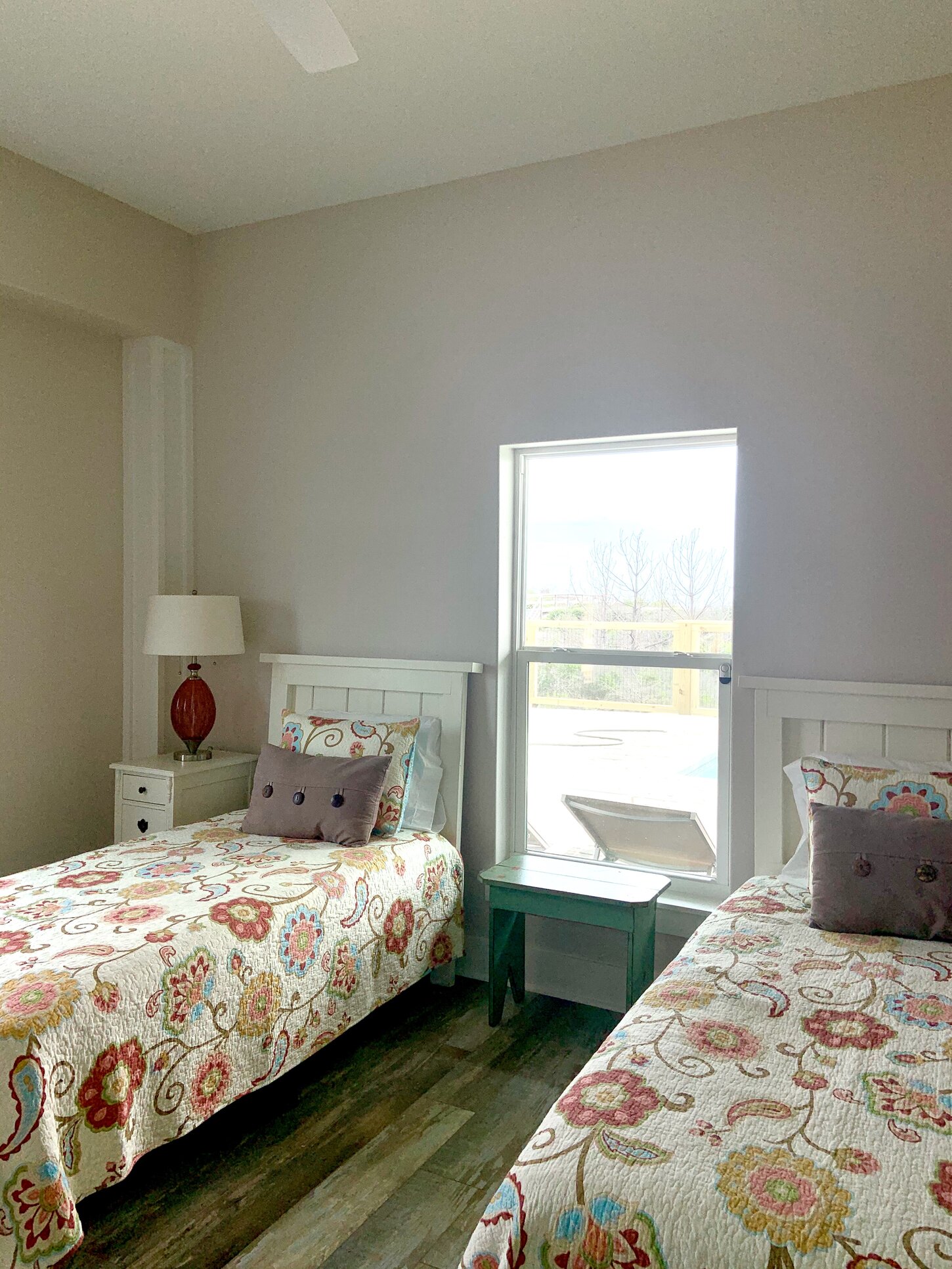 Ground floor bedroom (all beds and baths have blinds)