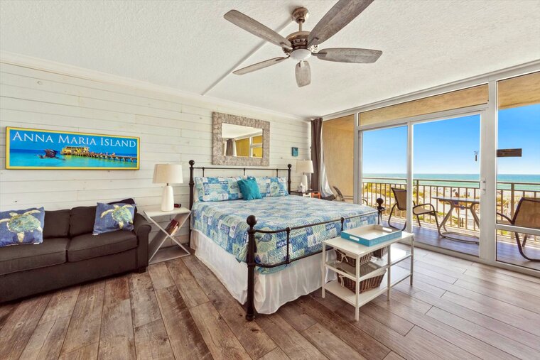 Beachfront Studio Retreat on Anna Maria Island