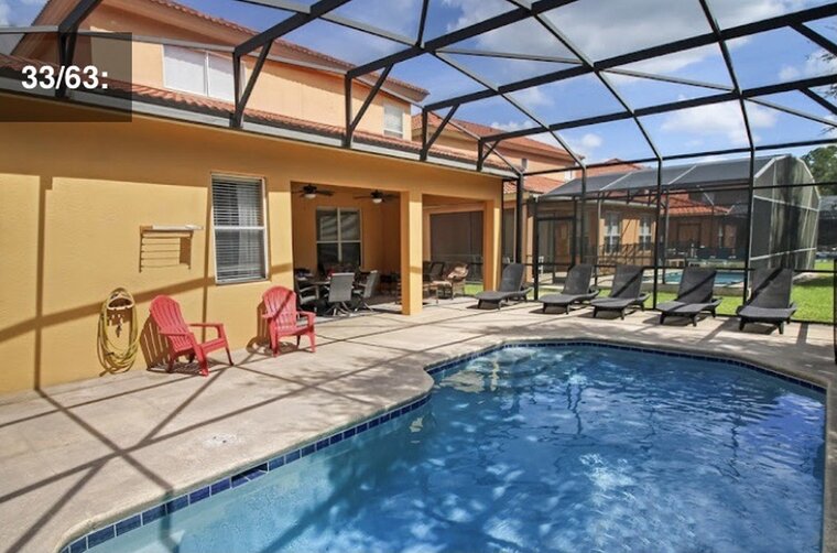 Ref 701BV.  Villa at Bella Vida with own south facing pool. Near Disney