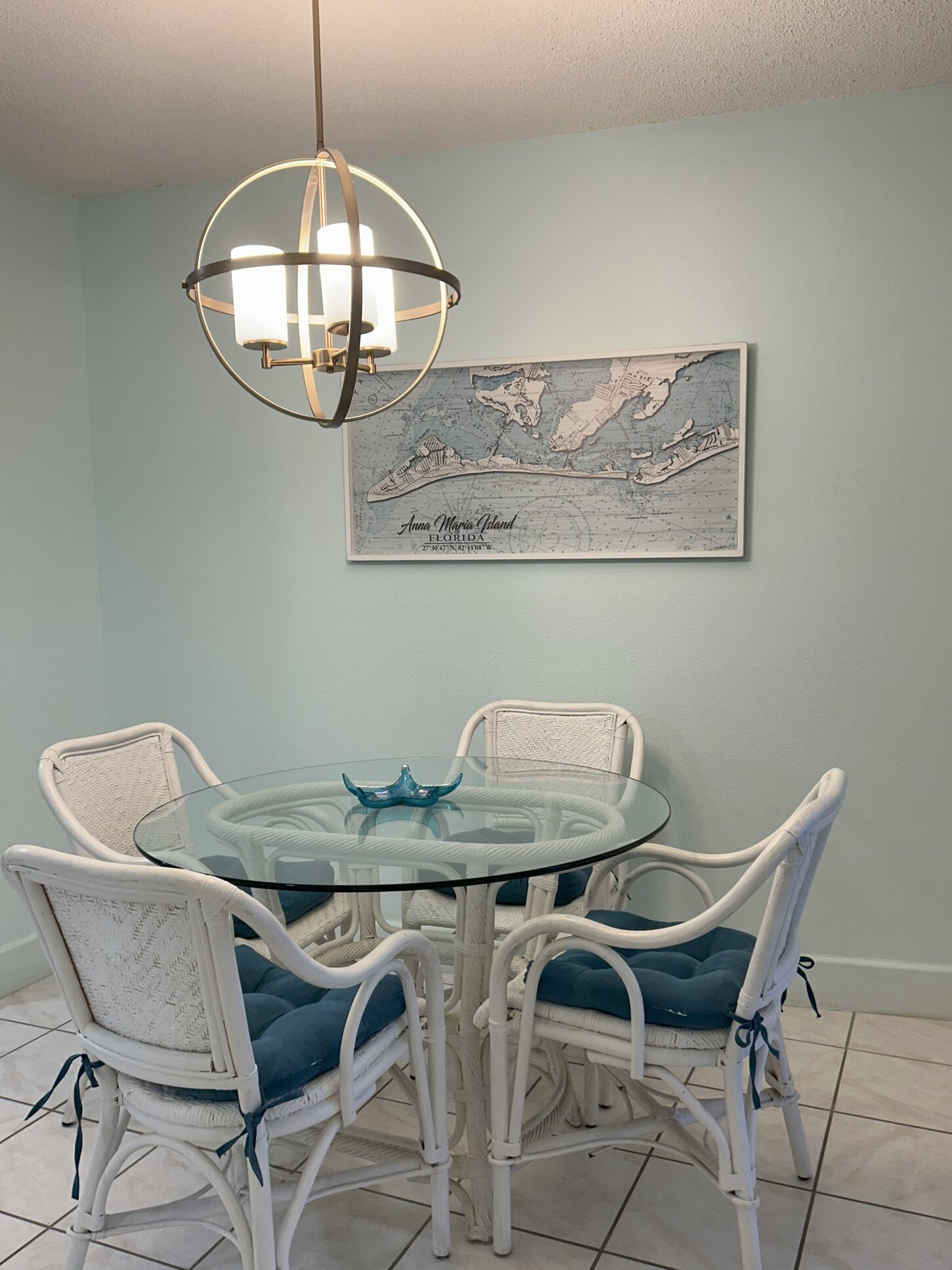 Inside dining room also used as office area