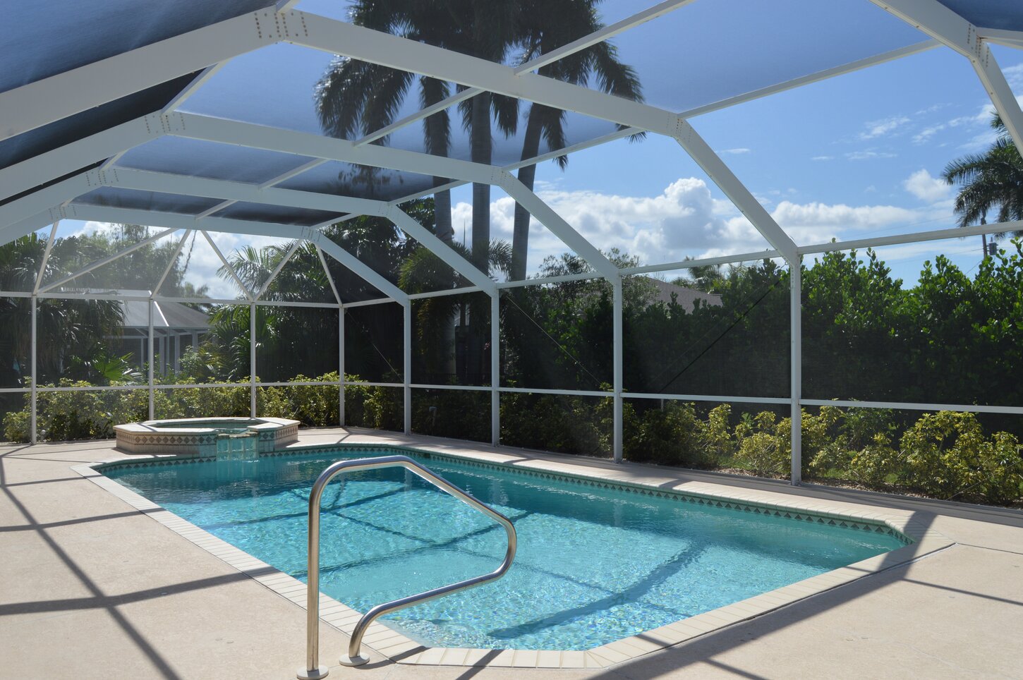 Soak up the sun in our southern-facing saltwater pool or unwind in the hot tub.