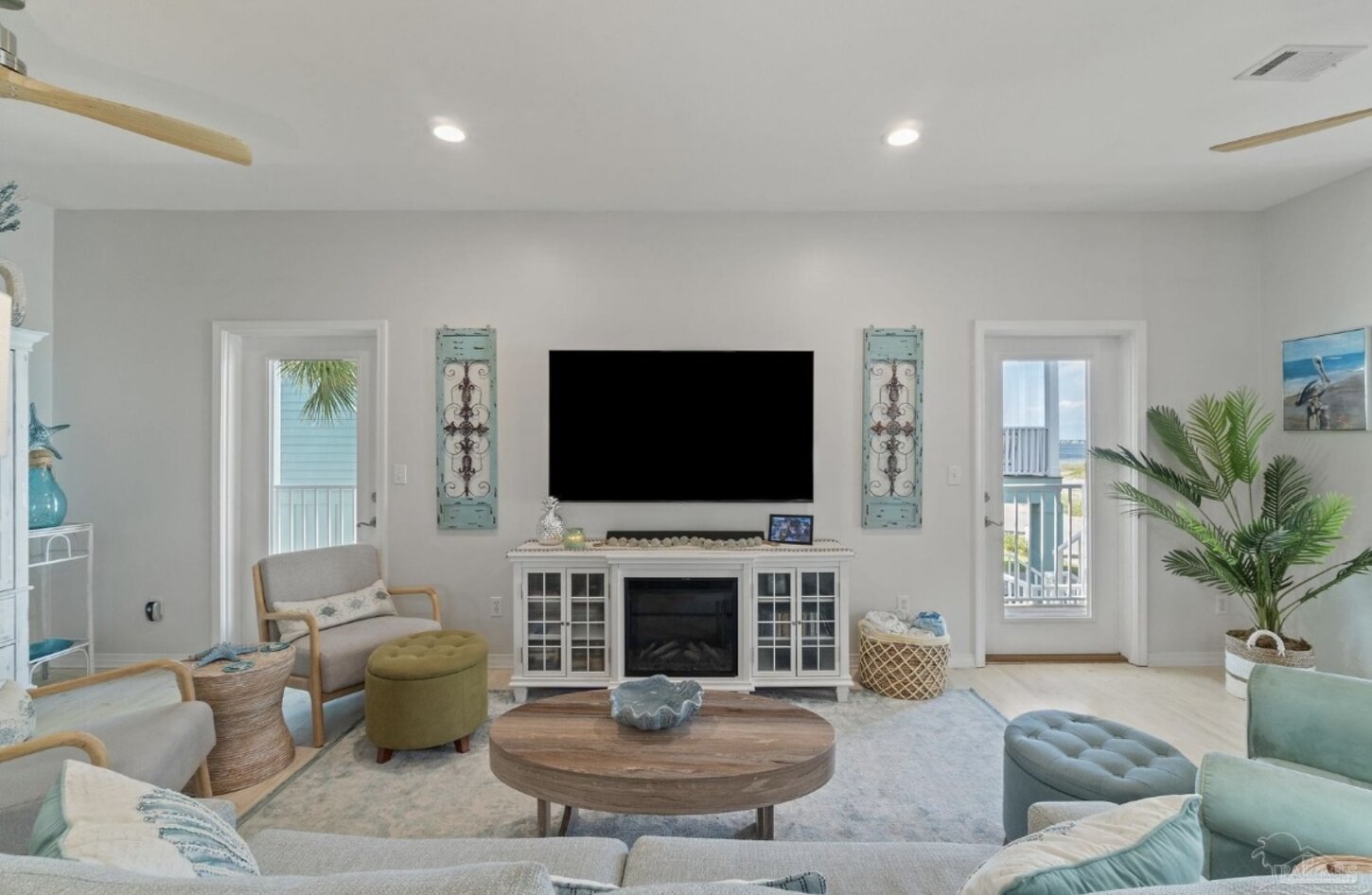 Relax in the open living room