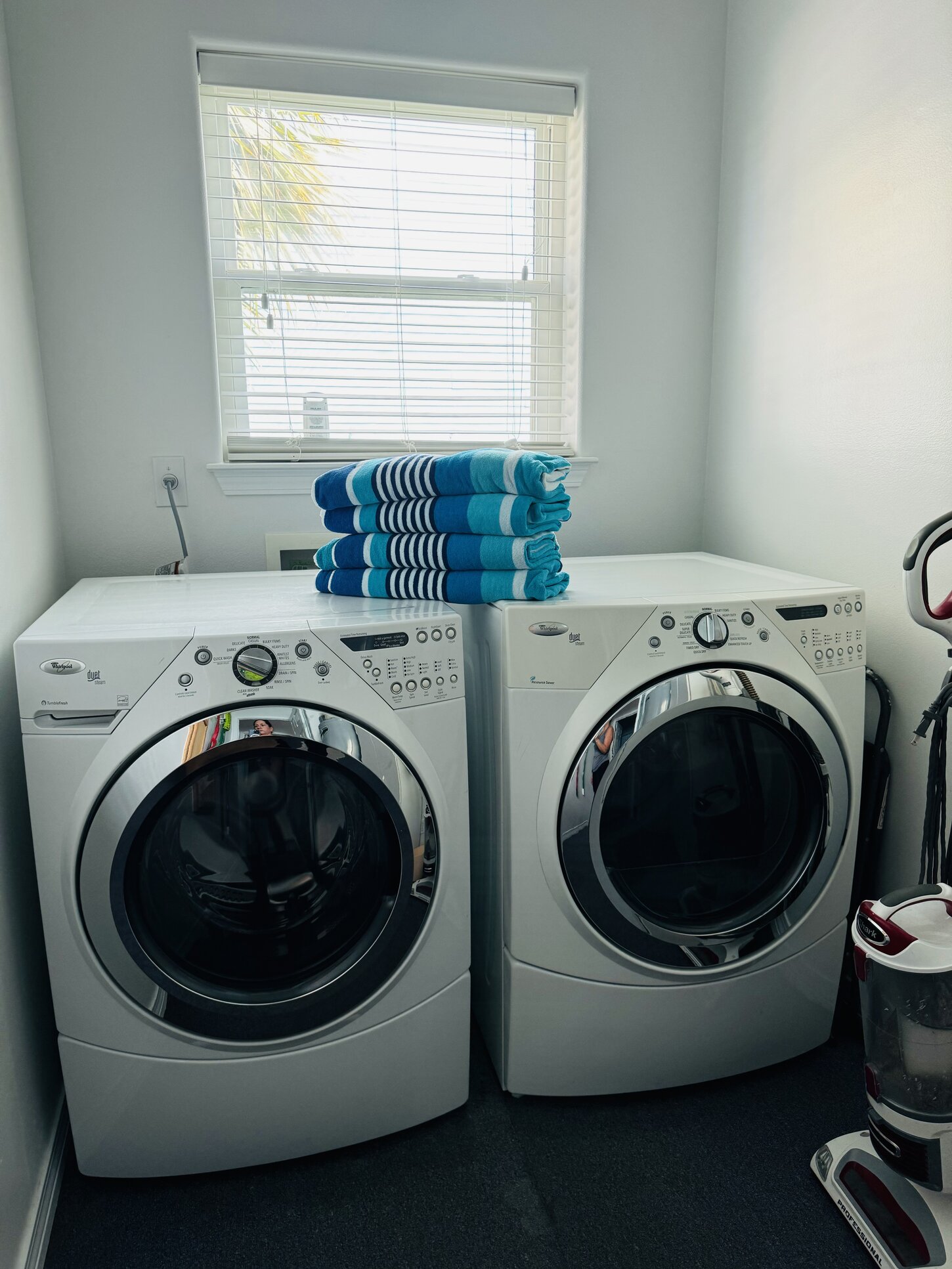 Full sized washer and dryer
