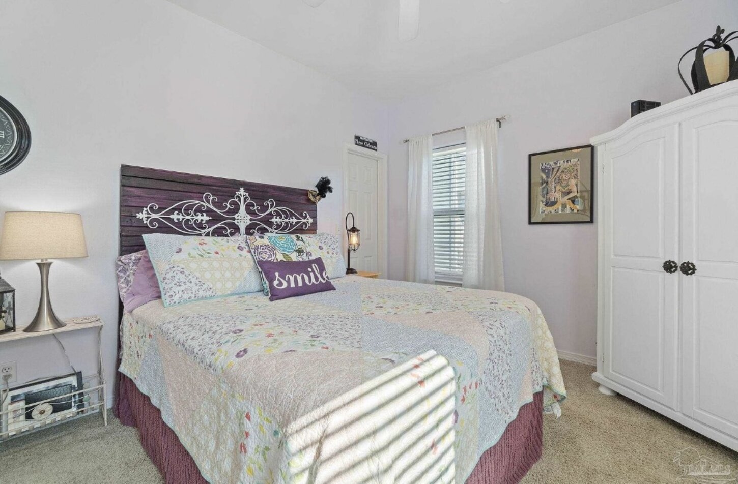 Queen bedroom on the main level