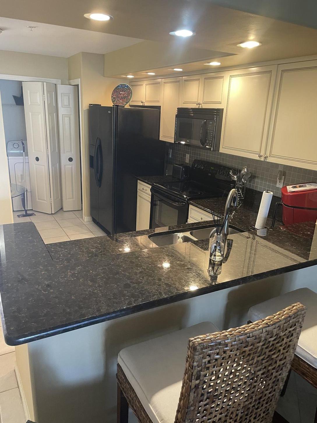Full kitchen with all utensils including Keurig, air fryer