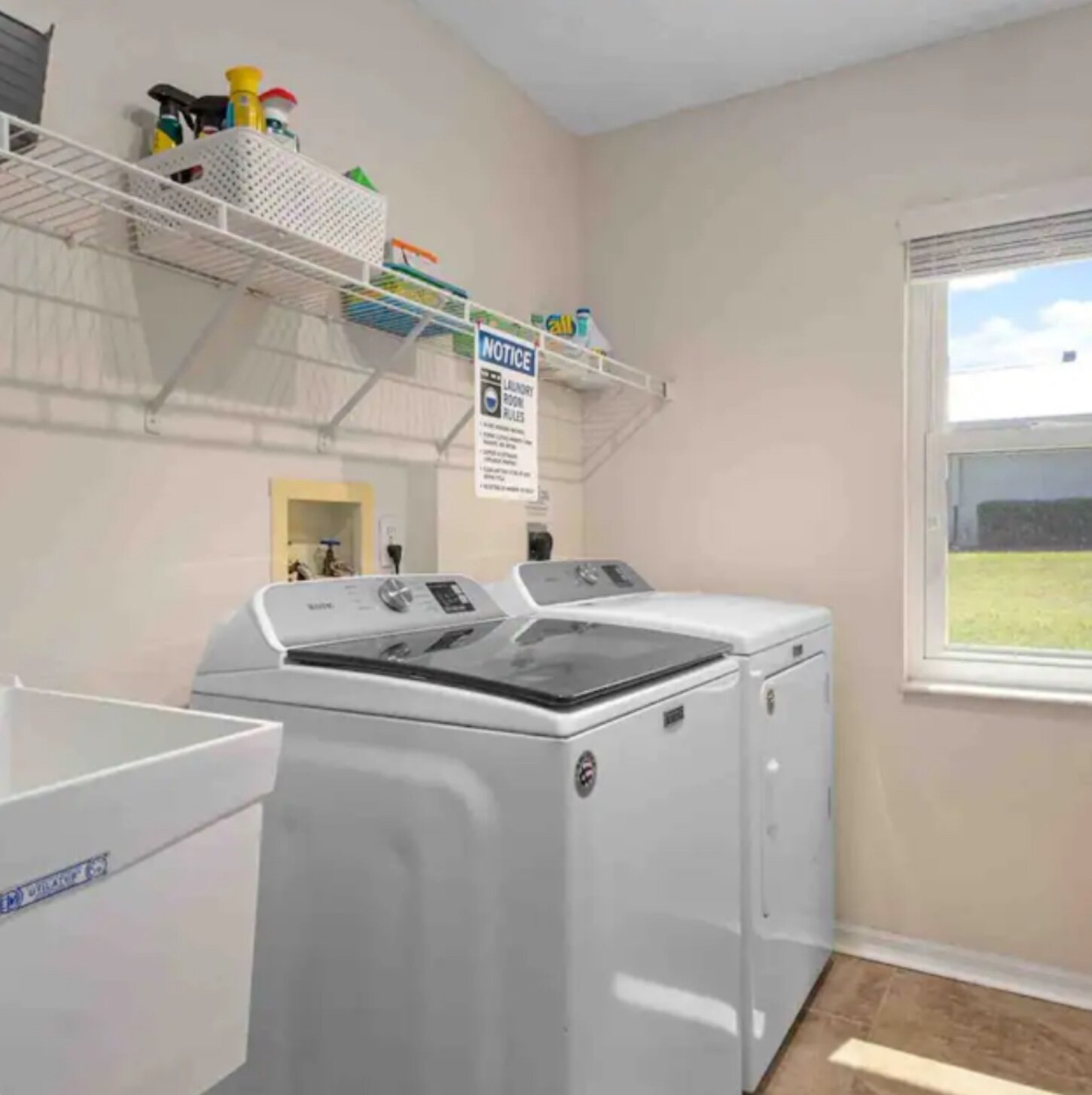 Don't like to go home with dirty clothes?  We got you covered!   Wash before you go using the 