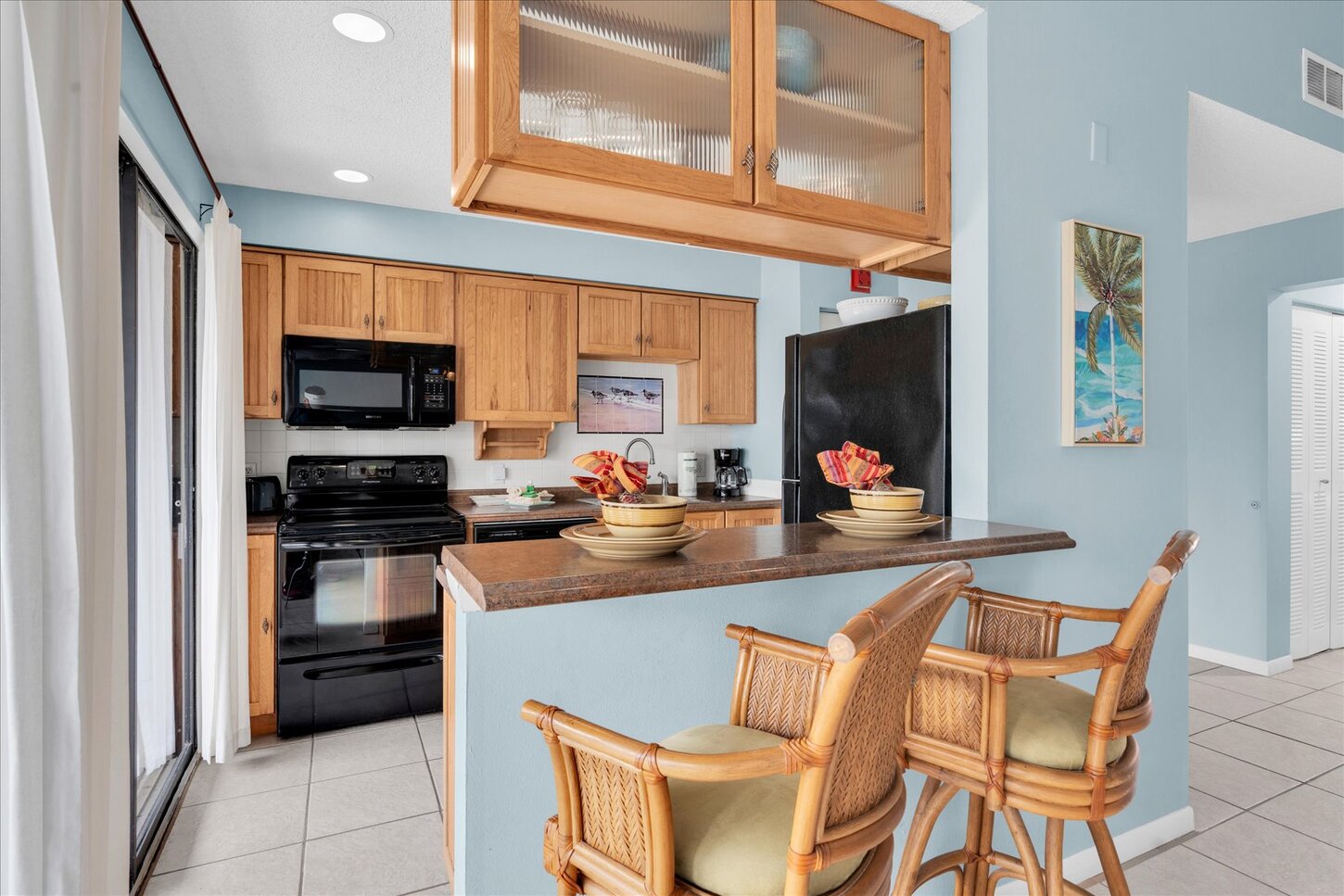 Stocked kitchen