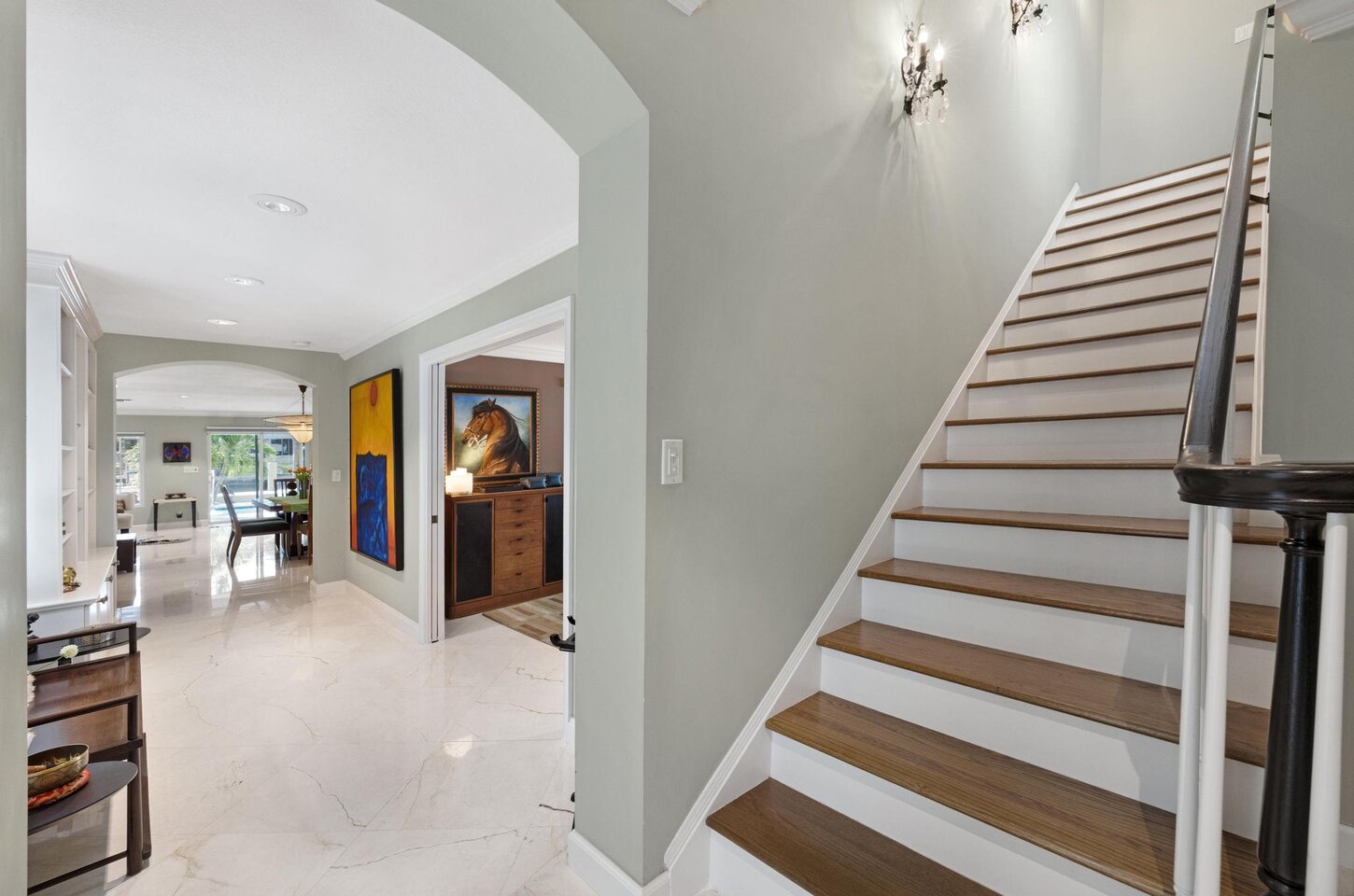 Stairs to Master Bedroom 