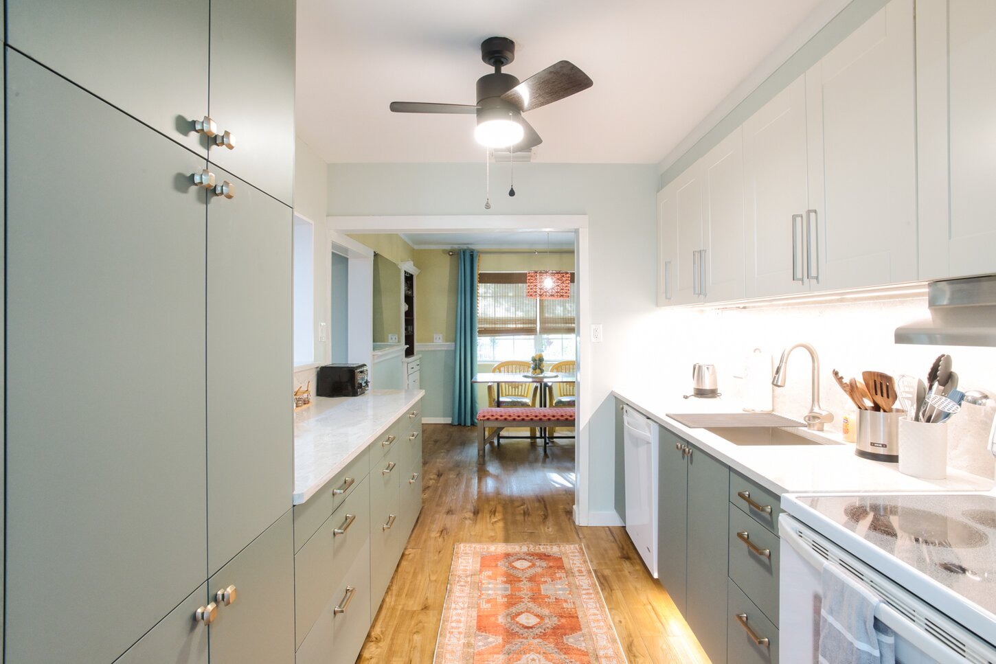New pantry 2025 with microwave inside and pull out shelves
